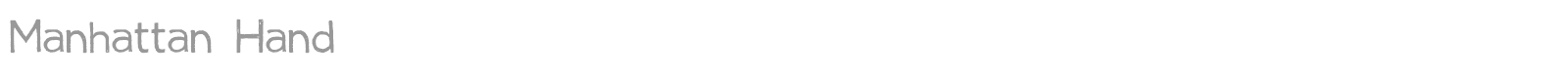 Manhattan Hand font preview